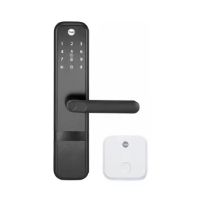 Yale Zuri Smart Lock – Black with 5-Way Unlocking and Connect Wi-Fi Bridge