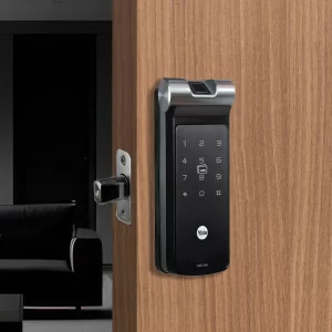 Yale YDD 724A Series Biometric Smart Deadbolt RIM Lock – Gold