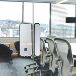 Yale YDG 413 GL Biometric Smart Glass Door Lock – Mirror Finish
