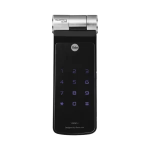 Yale YDR 414A Biometric RIM Smart Lock with Fingerprint, PIN Code and Mechanical Key – Black